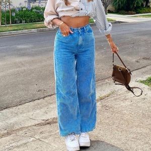 NWT!! BDG High and Wide Blue Corduroy Pants